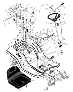 Part Location Diagram of F-000793L Murray Manual and Parts List